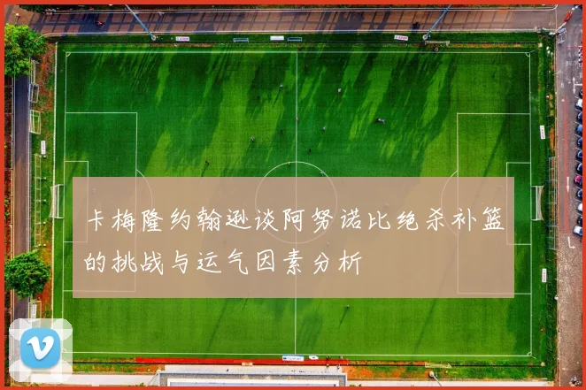 卡梅隆约翰逊谈阿努诺比绝杀补篮的挑战与运气因素分析